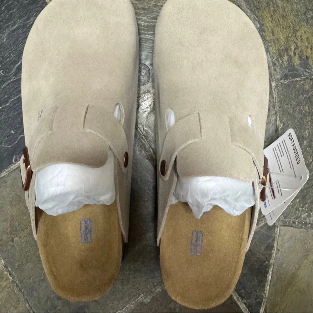 Birkenstock Boston clog Taupe Size 41 - Picture 3 of 5